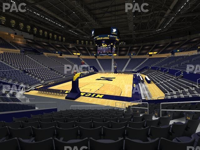 Crisler Center - Section 130 Seat View