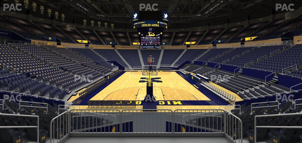 Crisler Center - Section 132 Seat View