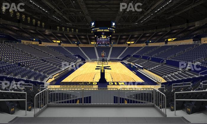 Crisler Center - Section 132 Seat View