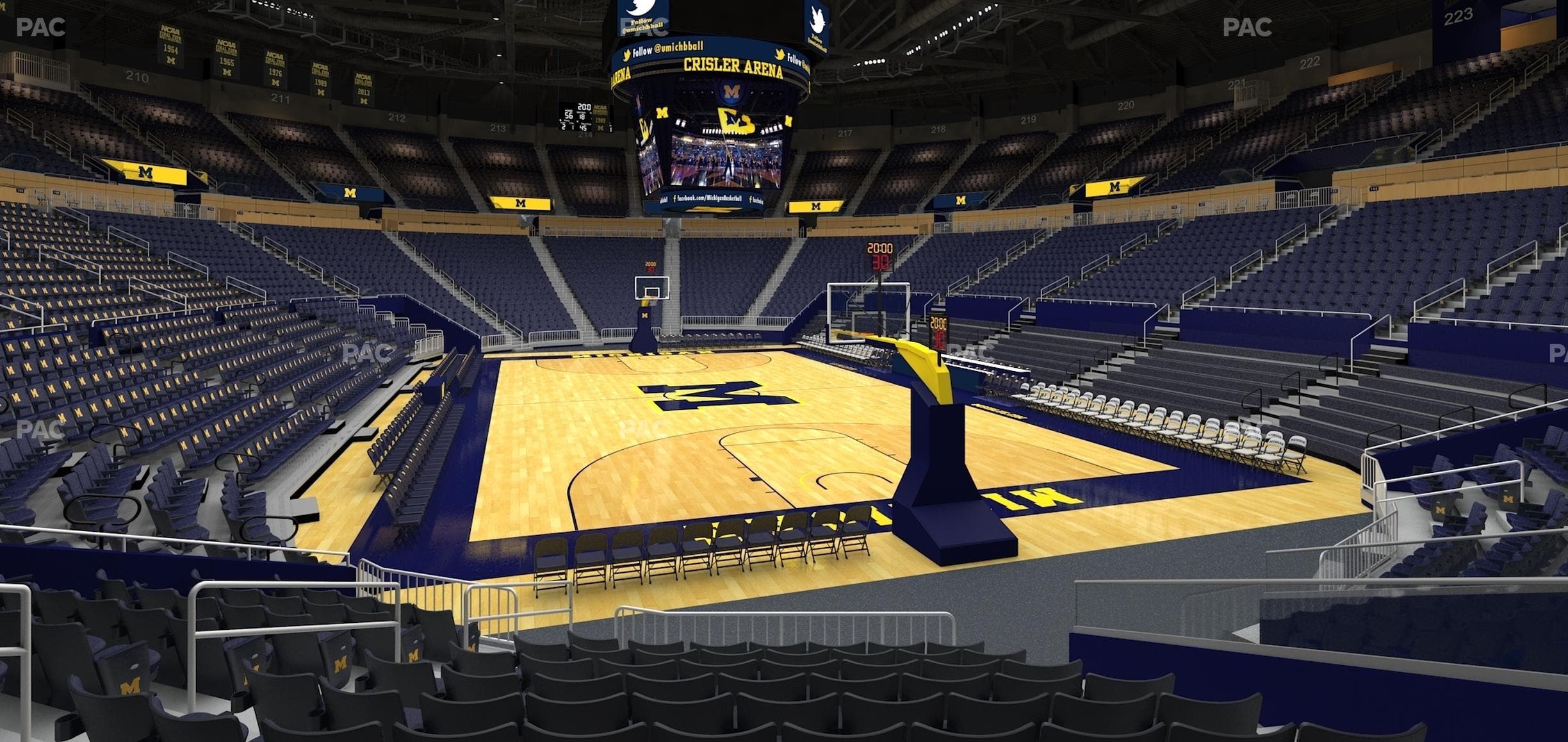 Crisler Center - Section 134 Seat View
