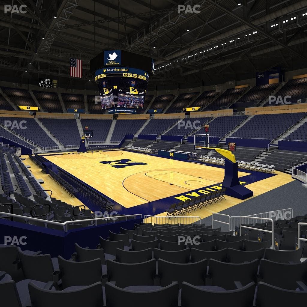 Crisler Center - Section 136 Seat View