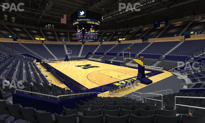 Crisler Center - Section 136 Seat View