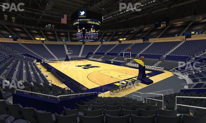 Crisler Center - Section 136 Seat View