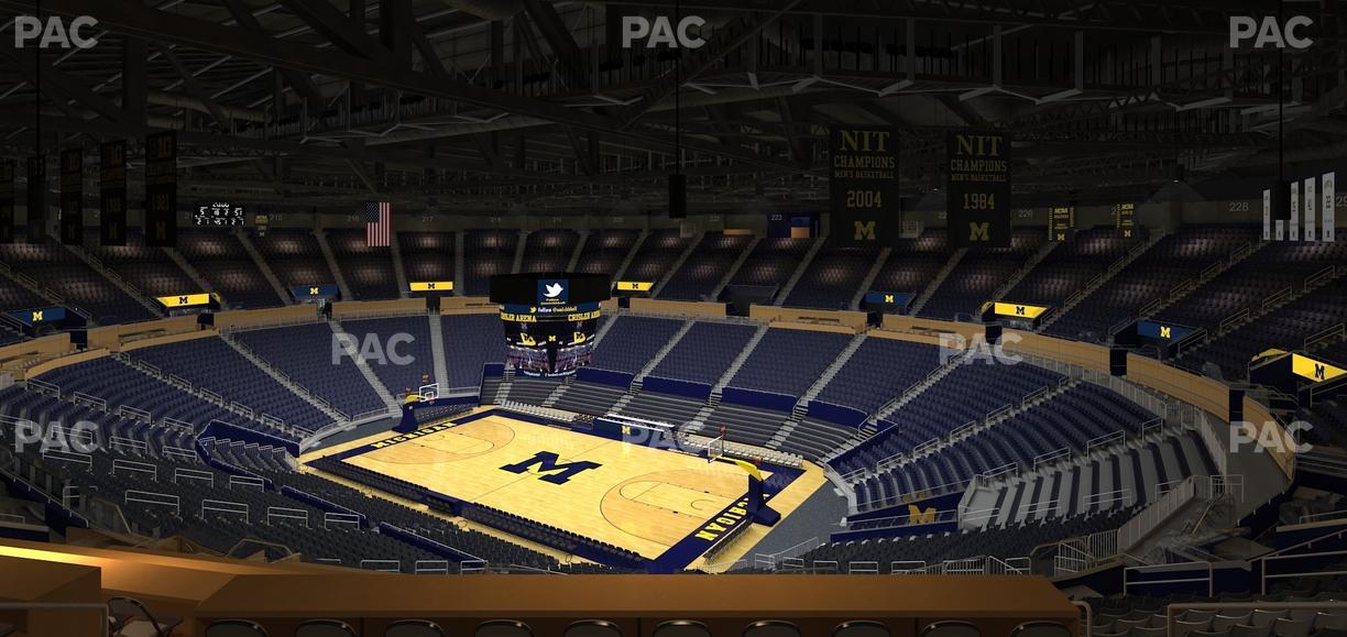 Crisler Center - Section 201 Seat View