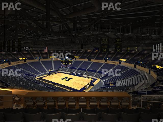 Crisler Center - Section 201 Seat View