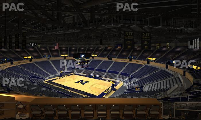Crisler Center - Section 201 Seat View