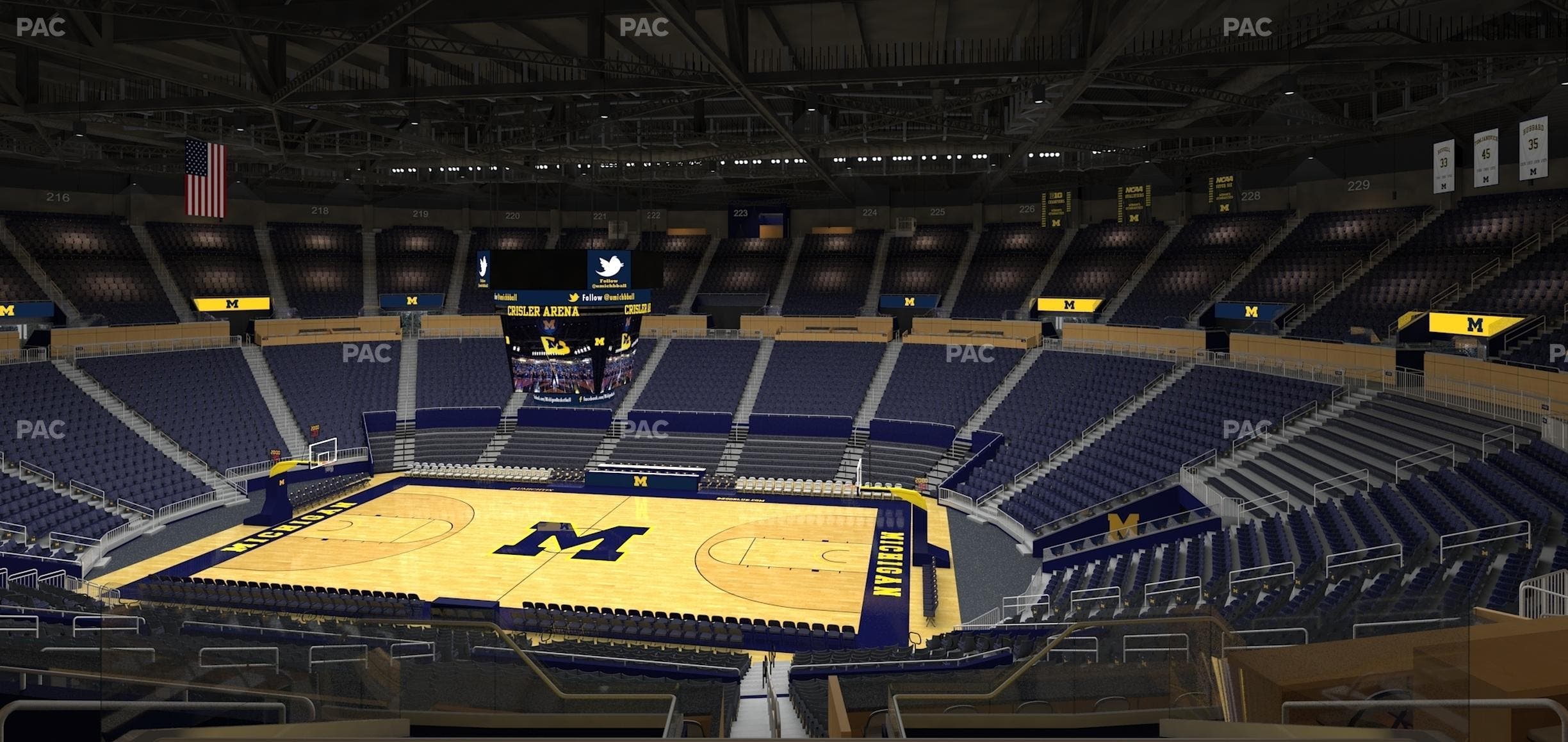 Crisler Center - Section 203 Seat View