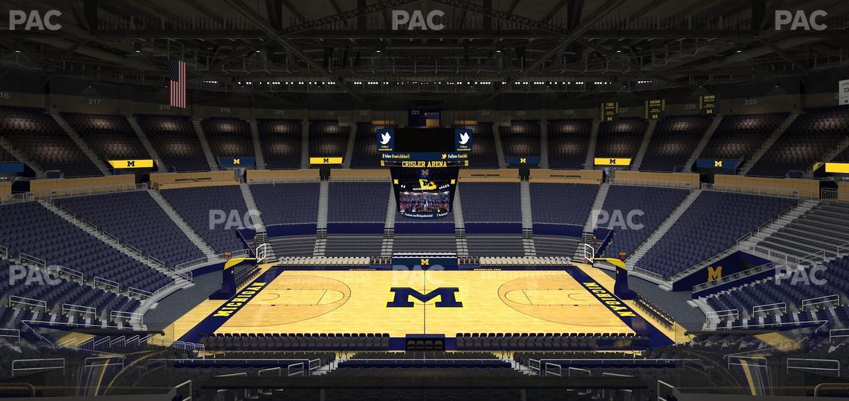 Crisler Center - Section 205 Seat View