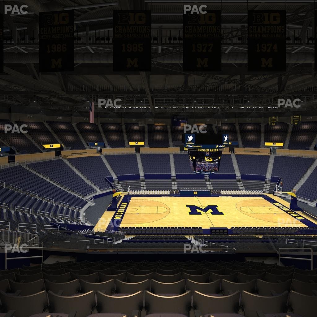 Crisler Center - Section 206 Seat View