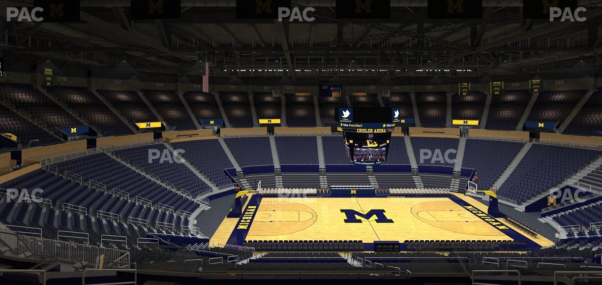 Crisler Center - Section 206 Seat View