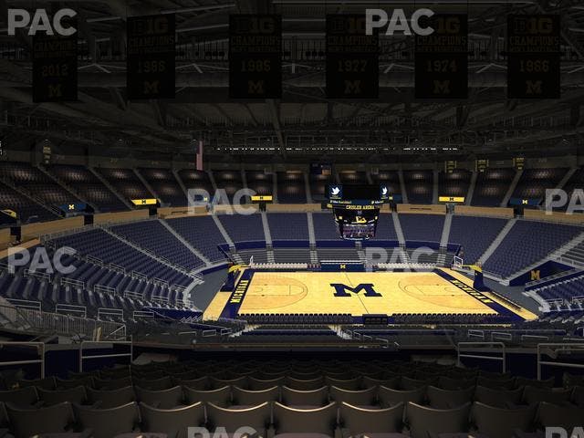 Crisler Center - Section 206 Seat View