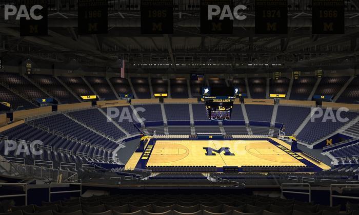 Crisler Center - Section 206 Seat View