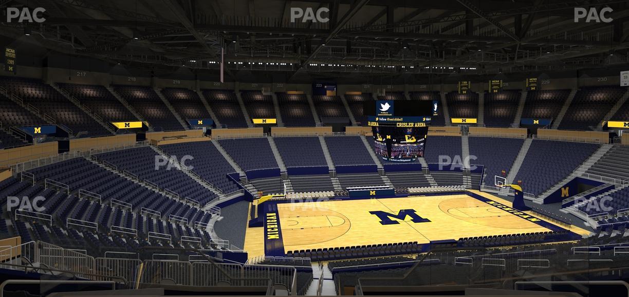 Crisler Center - Section 207 Seat View