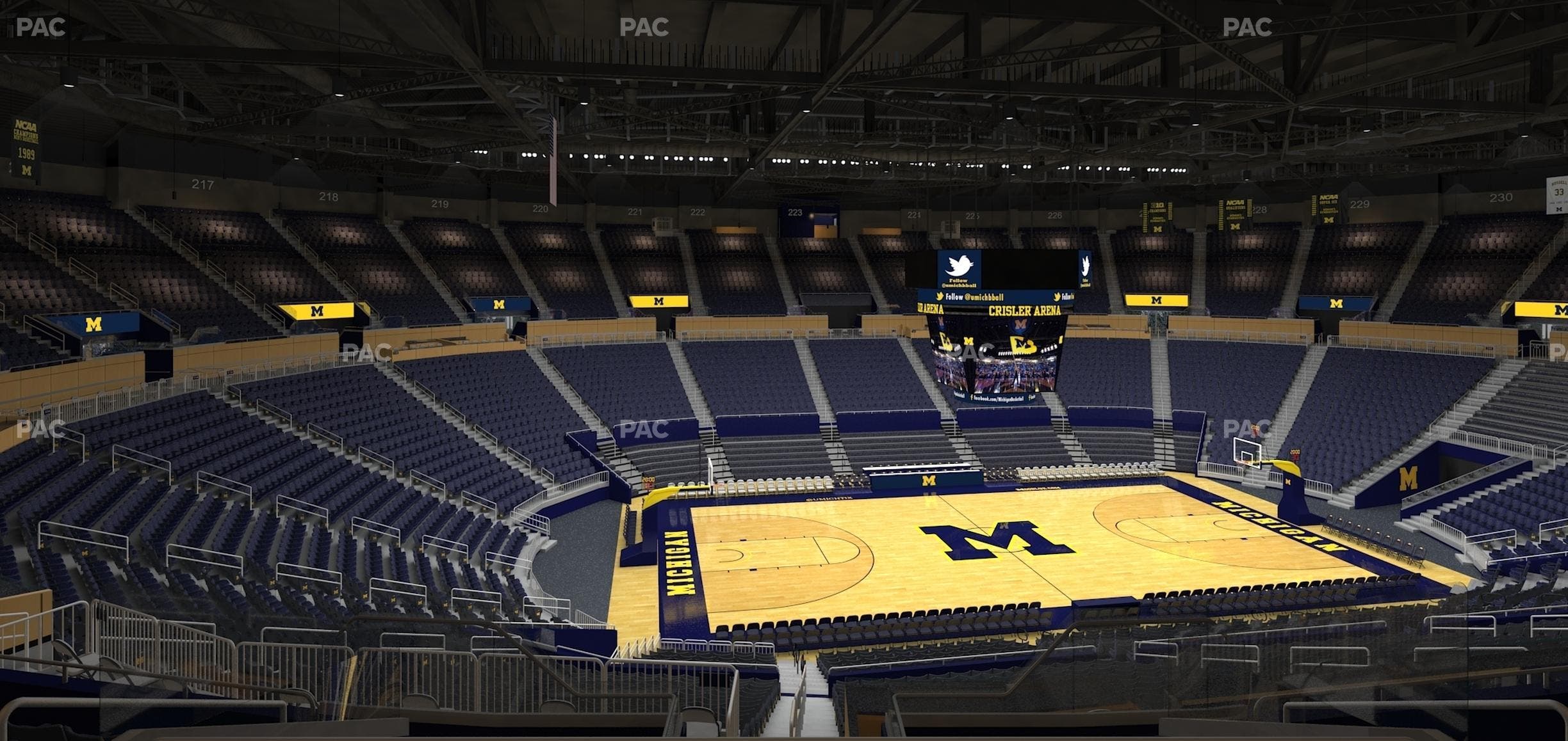 Crisler Center - Section 207 Seat View