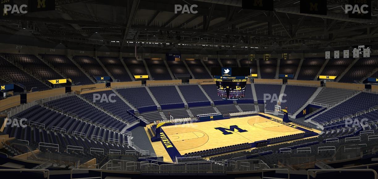 Crisler Center - Section 208 Seat View
