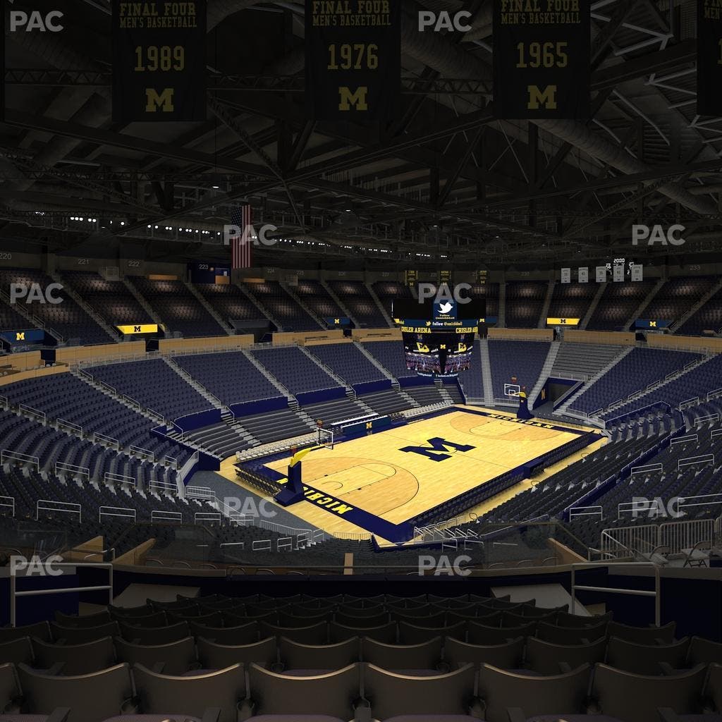 Crisler Center - Section 210 Seat View