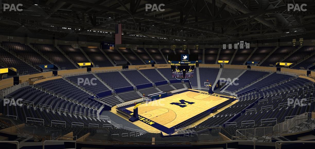 Crisler Center - Section 210 Seat View