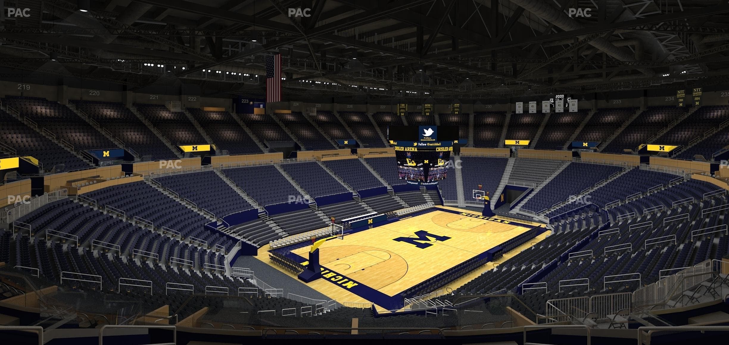 Crisler Center - Section 210 Seat View