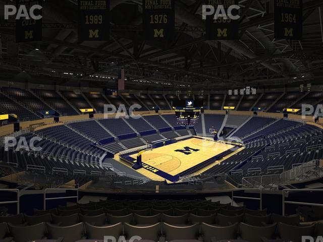 Crisler Center - Section 210 Seat View