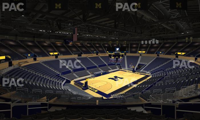 Crisler Center - Section 210 Seat View