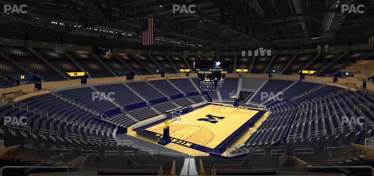 Crisler Center - Section 211 Seat View