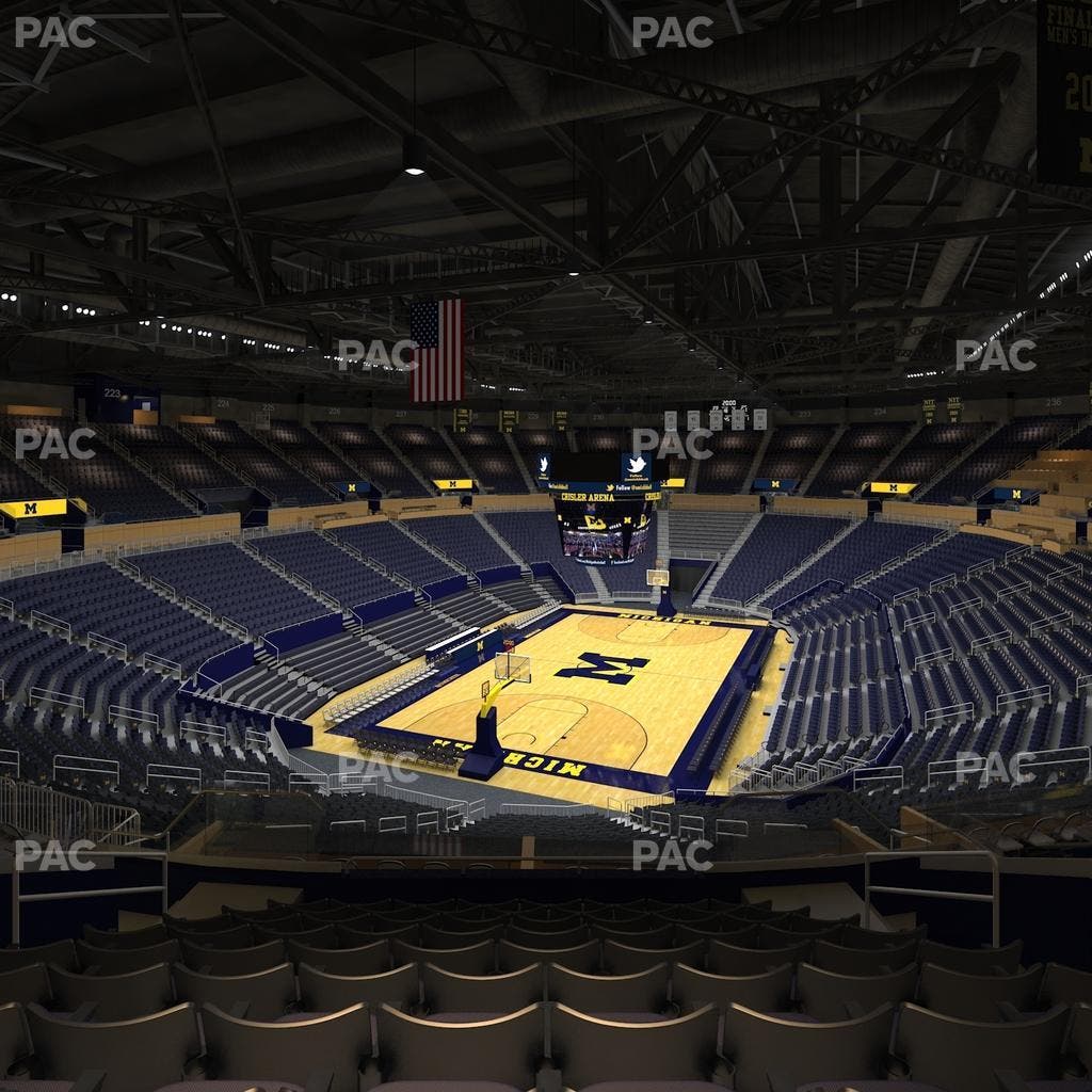 Crisler Center - Section 212 Seat View