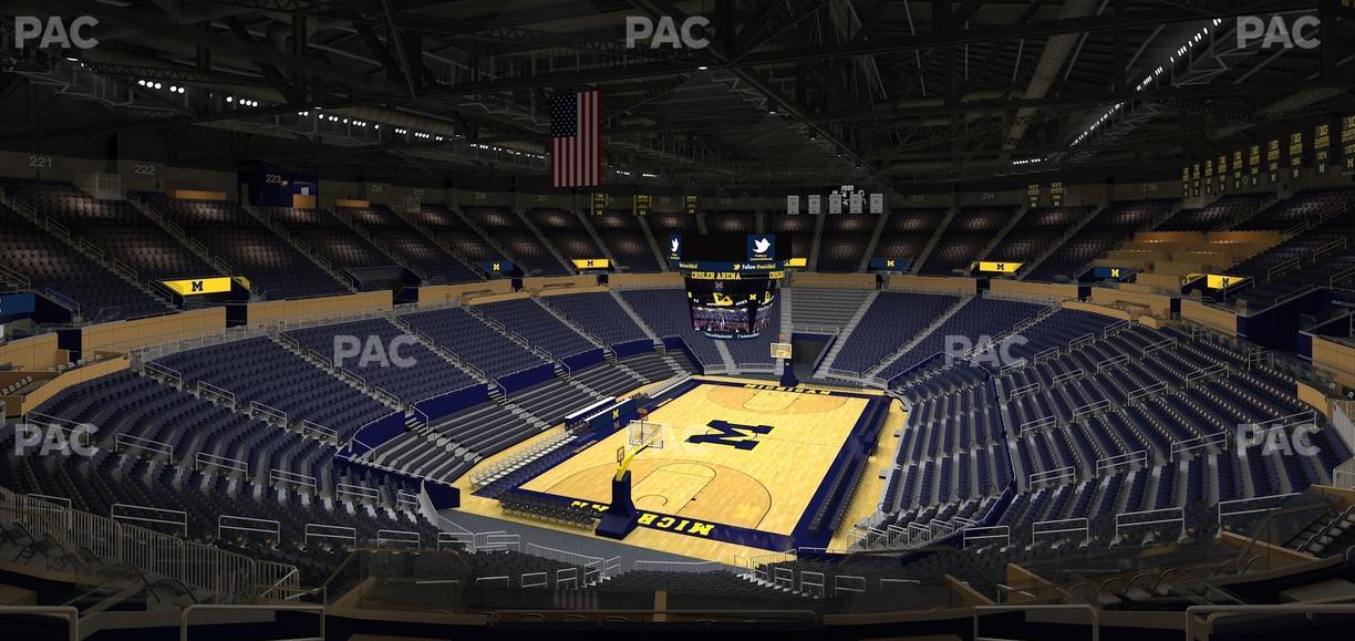 Crisler Center - Section 212 Seat View