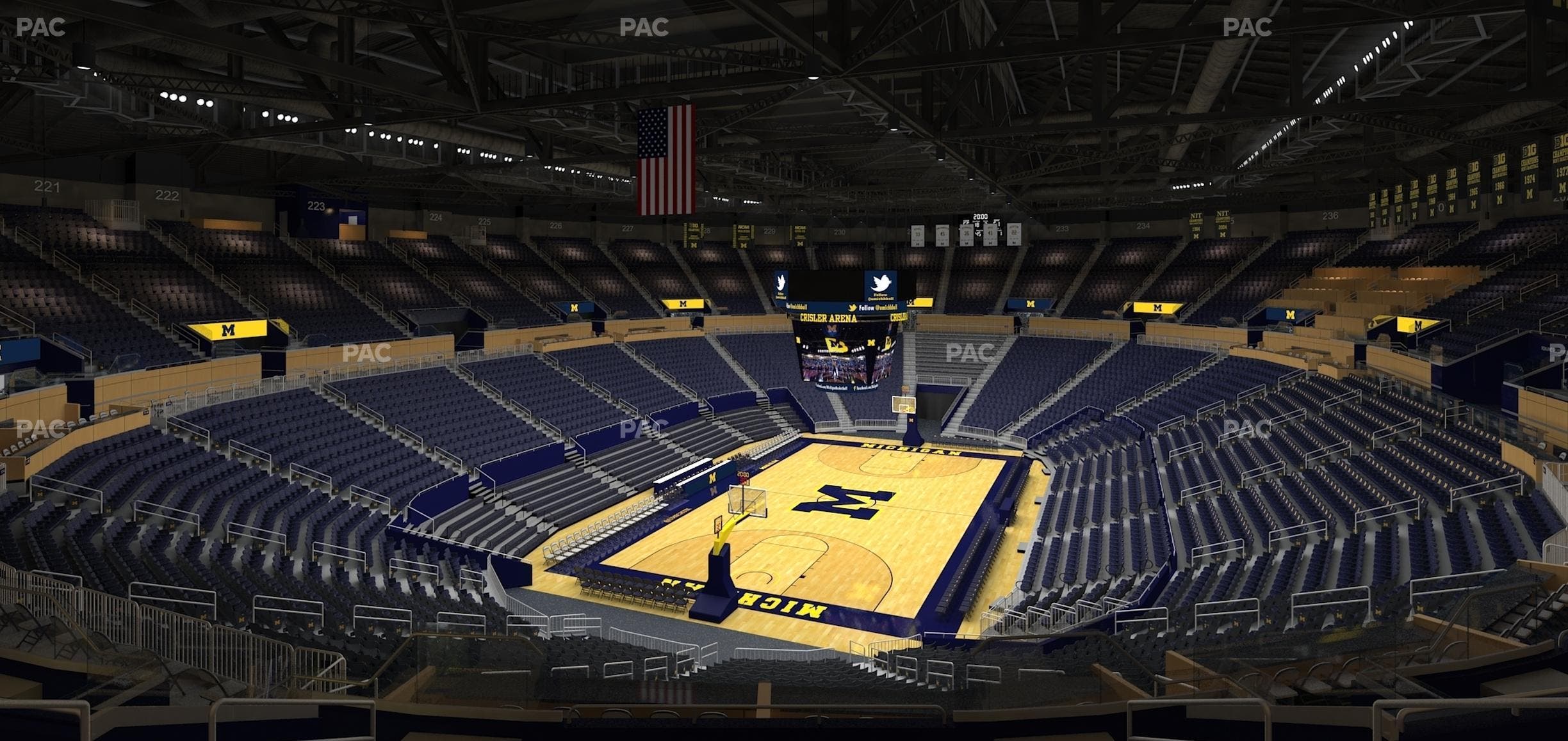 Crisler Center - Section 212 Seat View