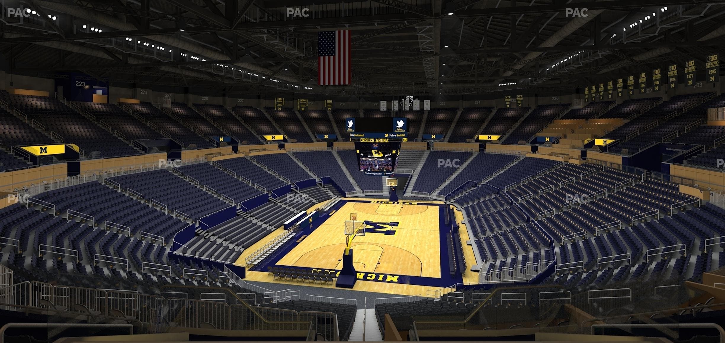 Crisler Center - Section 213 Seat View