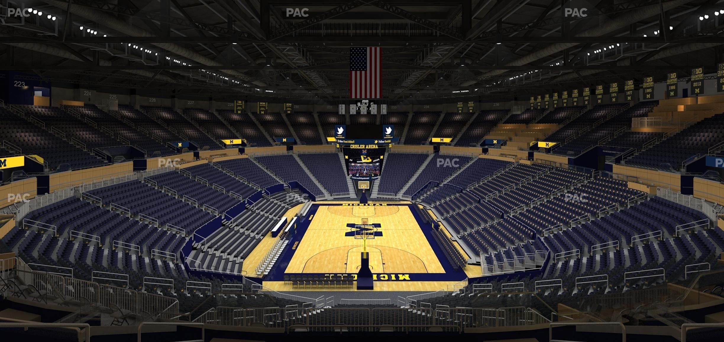 Crisler Center - Section 214 Seat View