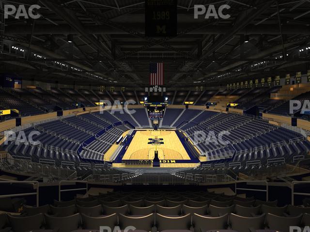 Crisler Center - Section 214 Seat View