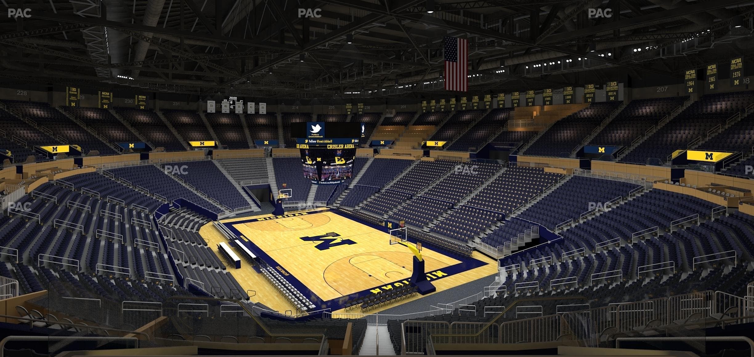 Crisler Center - Section 217 Seat View
