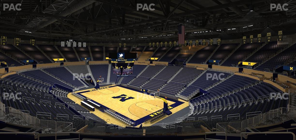 Crisler Center - Section 218 Seat View