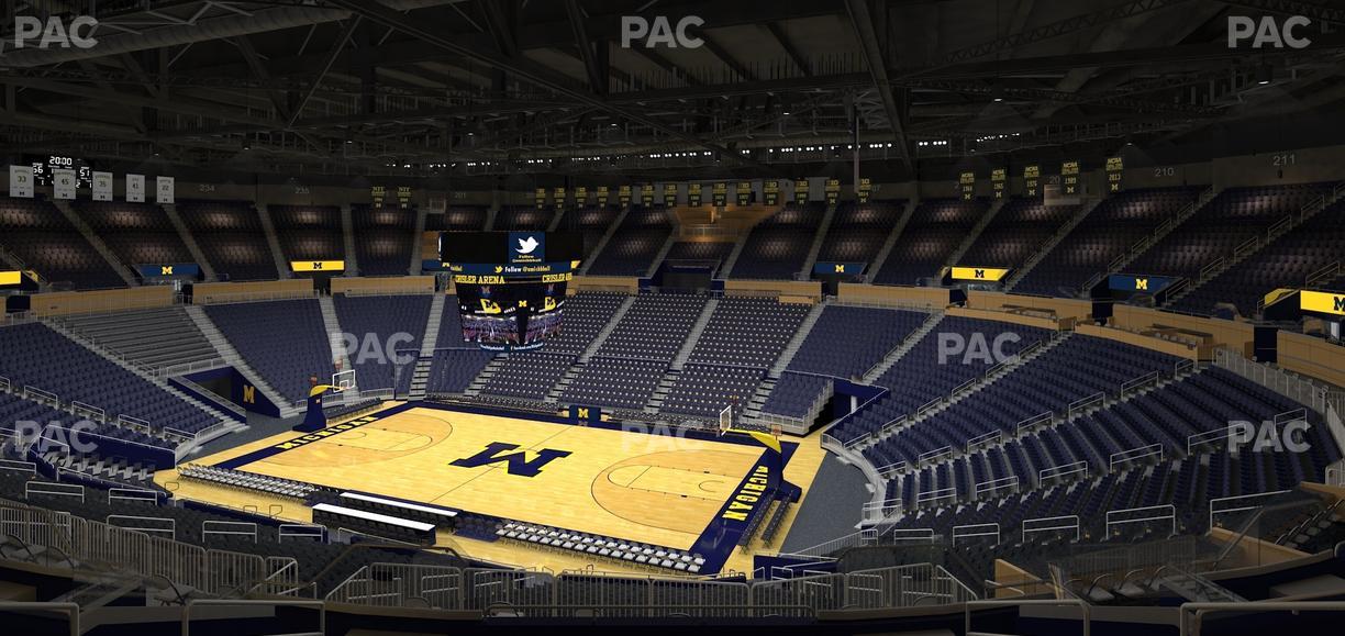 Crisler Center - Section 220 Seat View