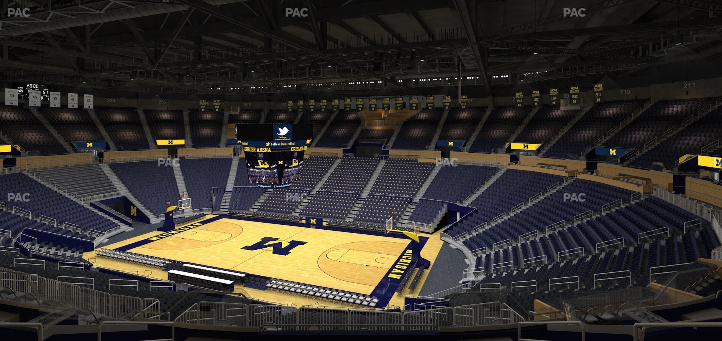 Crisler Center - Section 220 Seat View