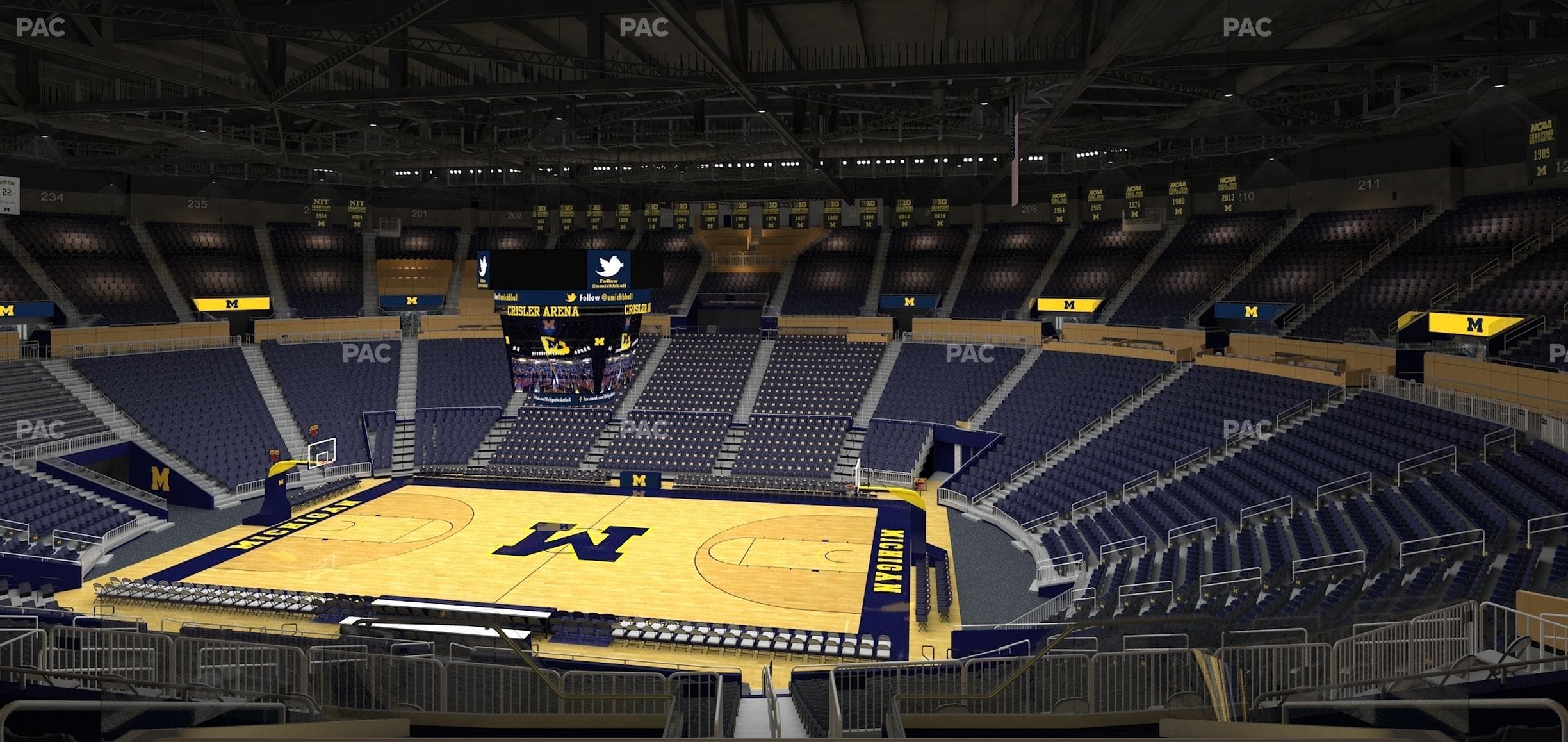 Crisler Center - Section 221 Seat View