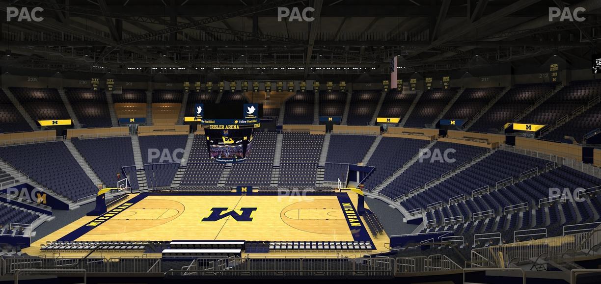 Crisler Center - Section 222 Seat View