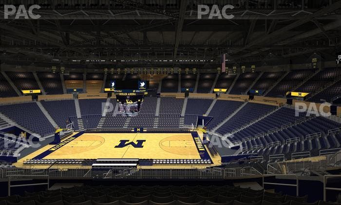 Crisler Center - Section 222 Seat View