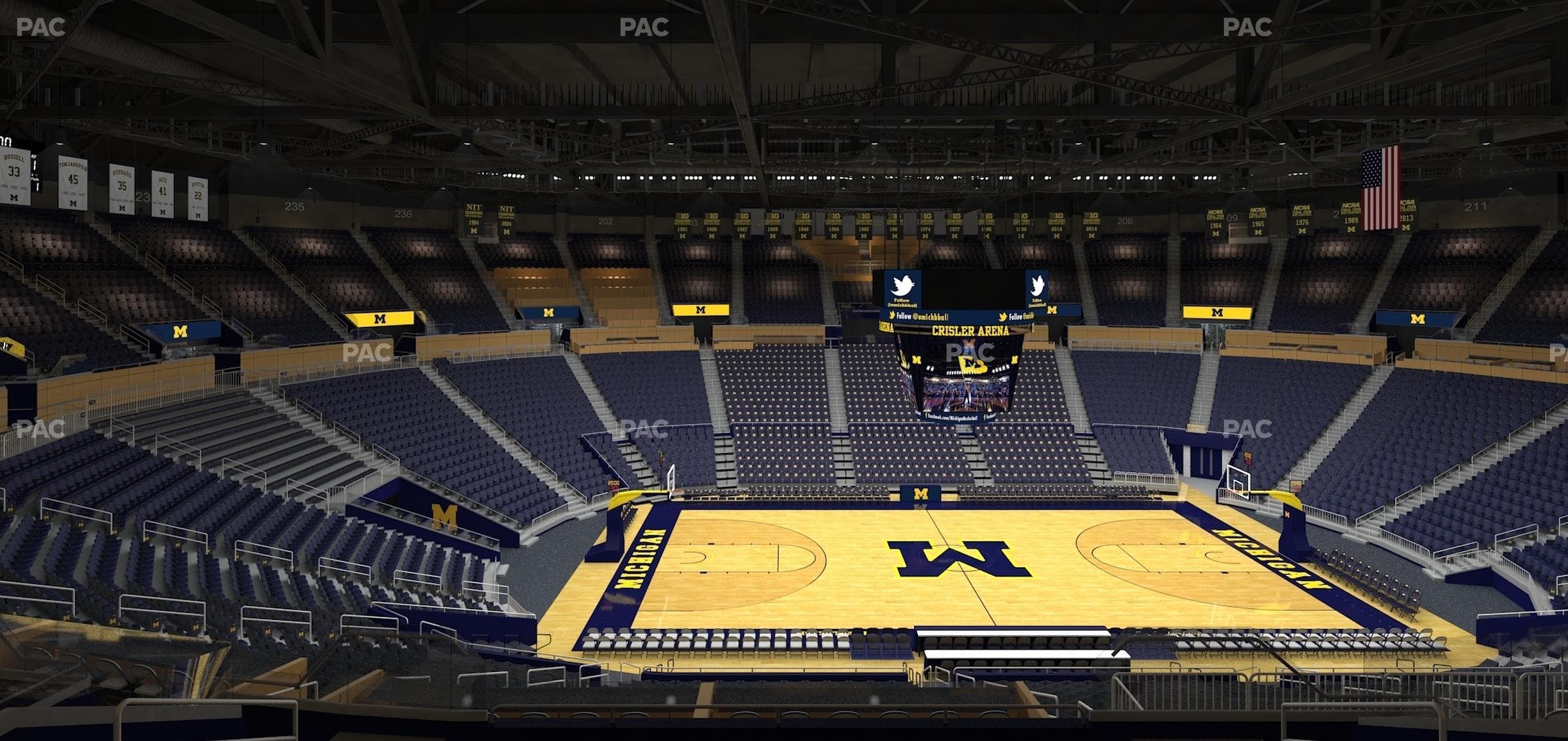 Crisler Center - Section 224 Seat View