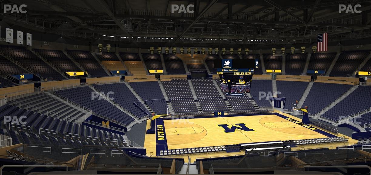 Crisler Center - Section 225 Seat View