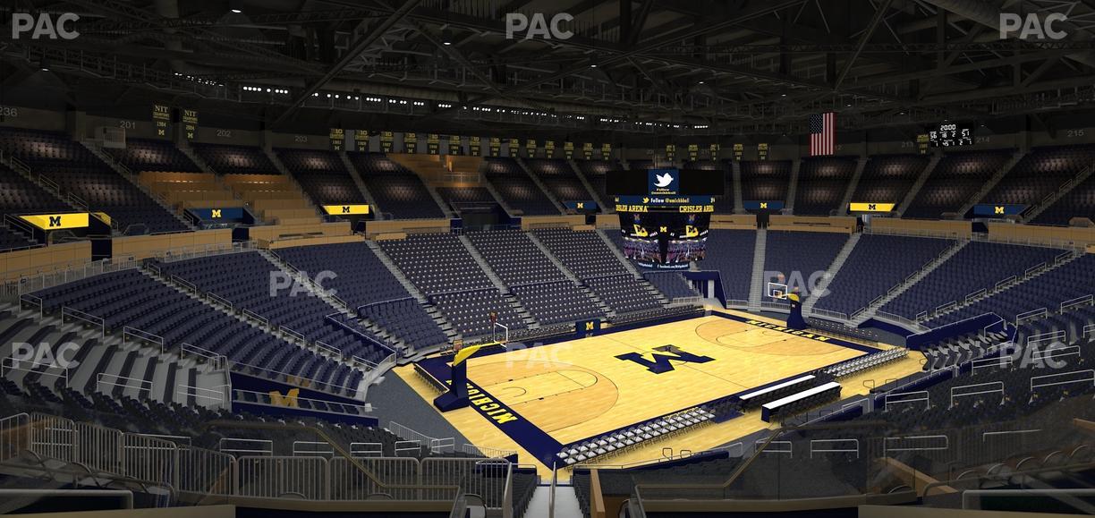 Crisler Center - Section 227 Seat View