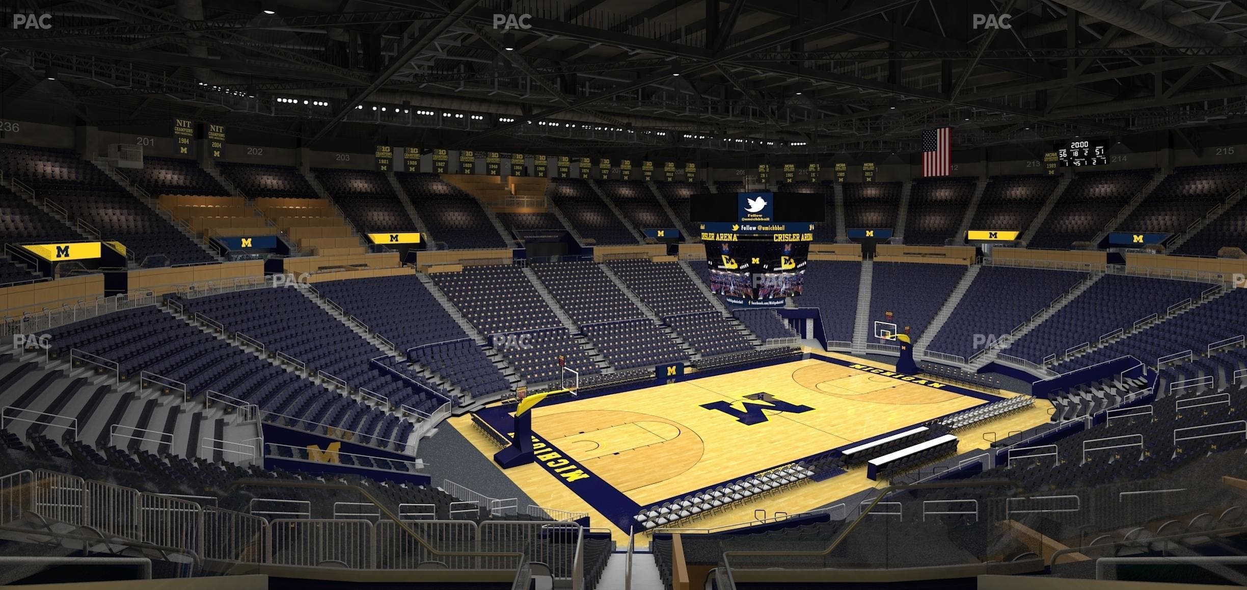 Crisler Center - Section 227 Seat View