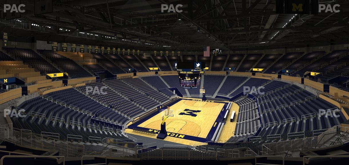 Crisler Center - Section 230 Seat View
