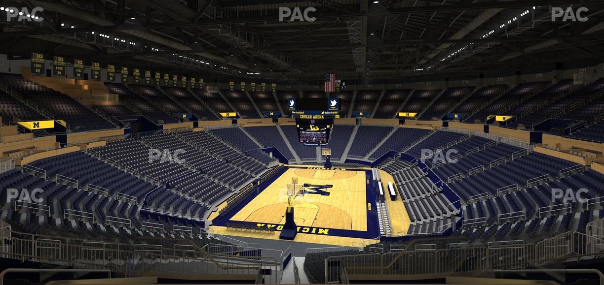 Crisler Center - Section 231 Seat View