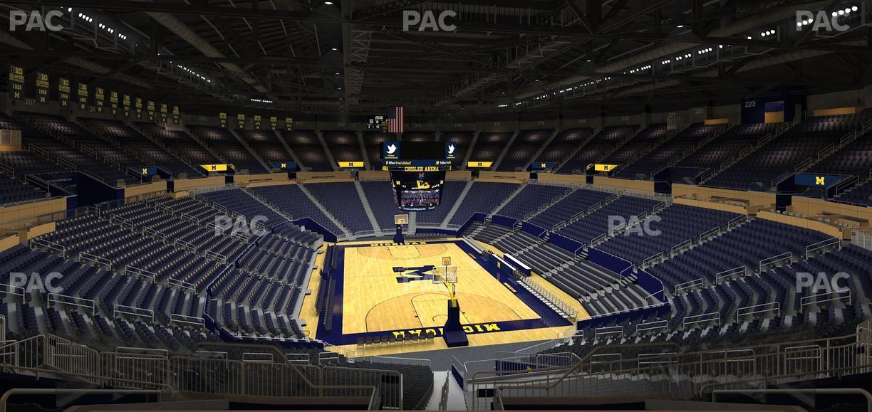 Crisler Center - Section 233 Seat View