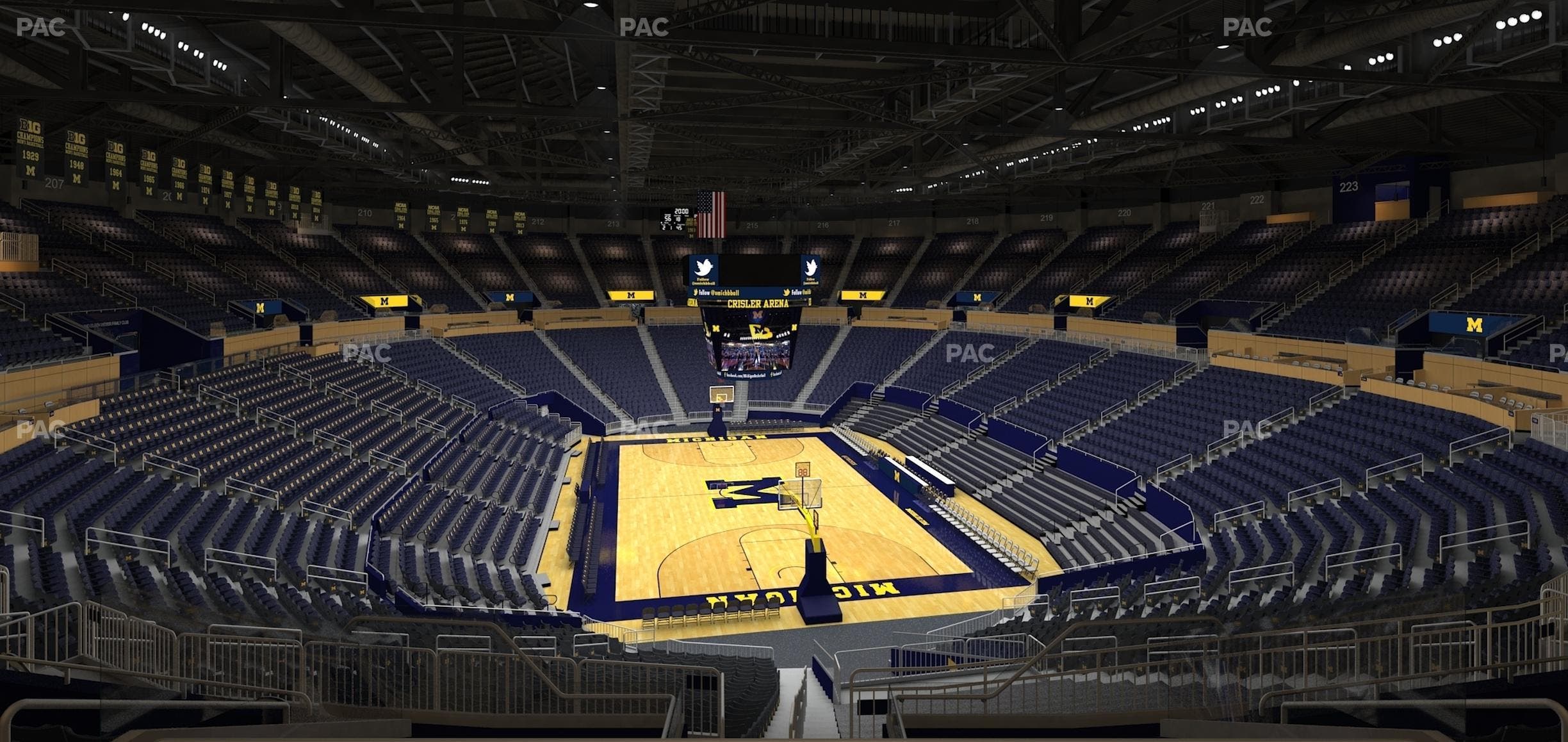 Crisler Center - Section 233 Seat View