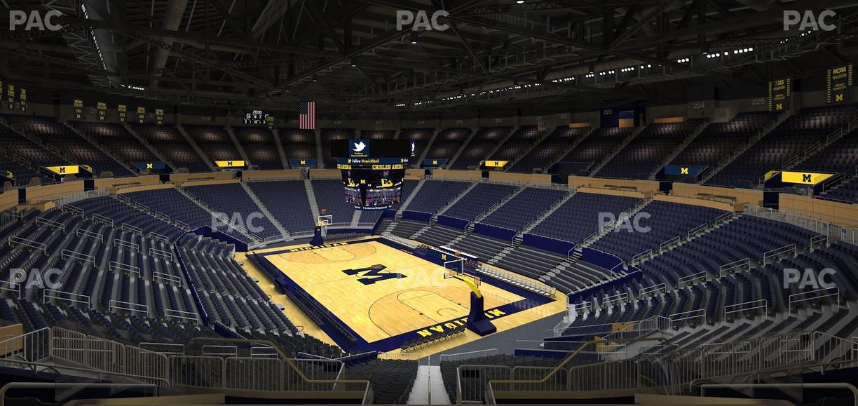 Crisler Center - Section 235 Seat View