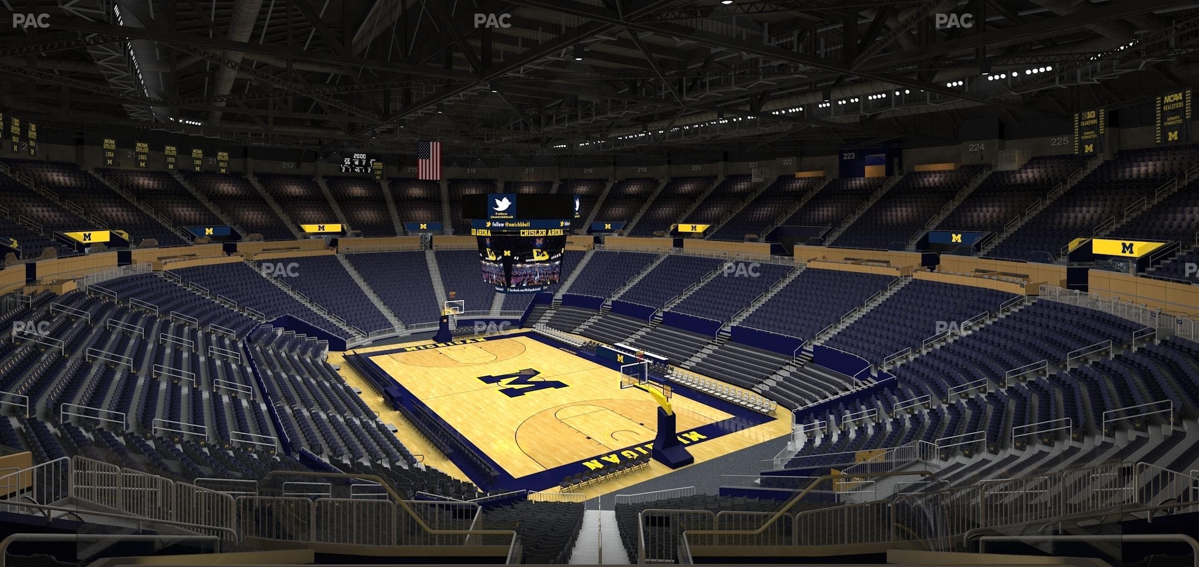 Crisler Center - Section 235 Seat View