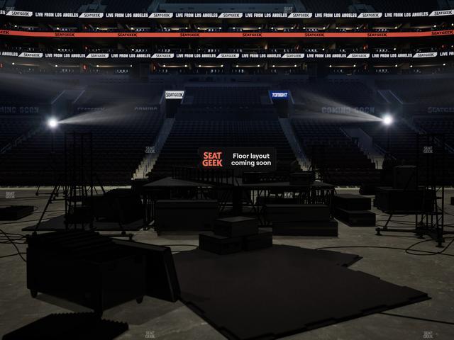 Official view from Section 101 at Crypto.com Arena