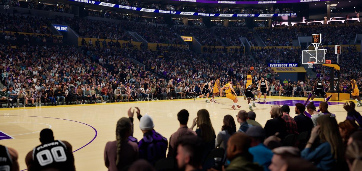 Crypto.com Arena - Section 102 Seat View